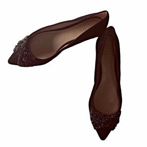 Tory Burch Vanessa Flat Soho Luxe Suede Grosgrain Shoes